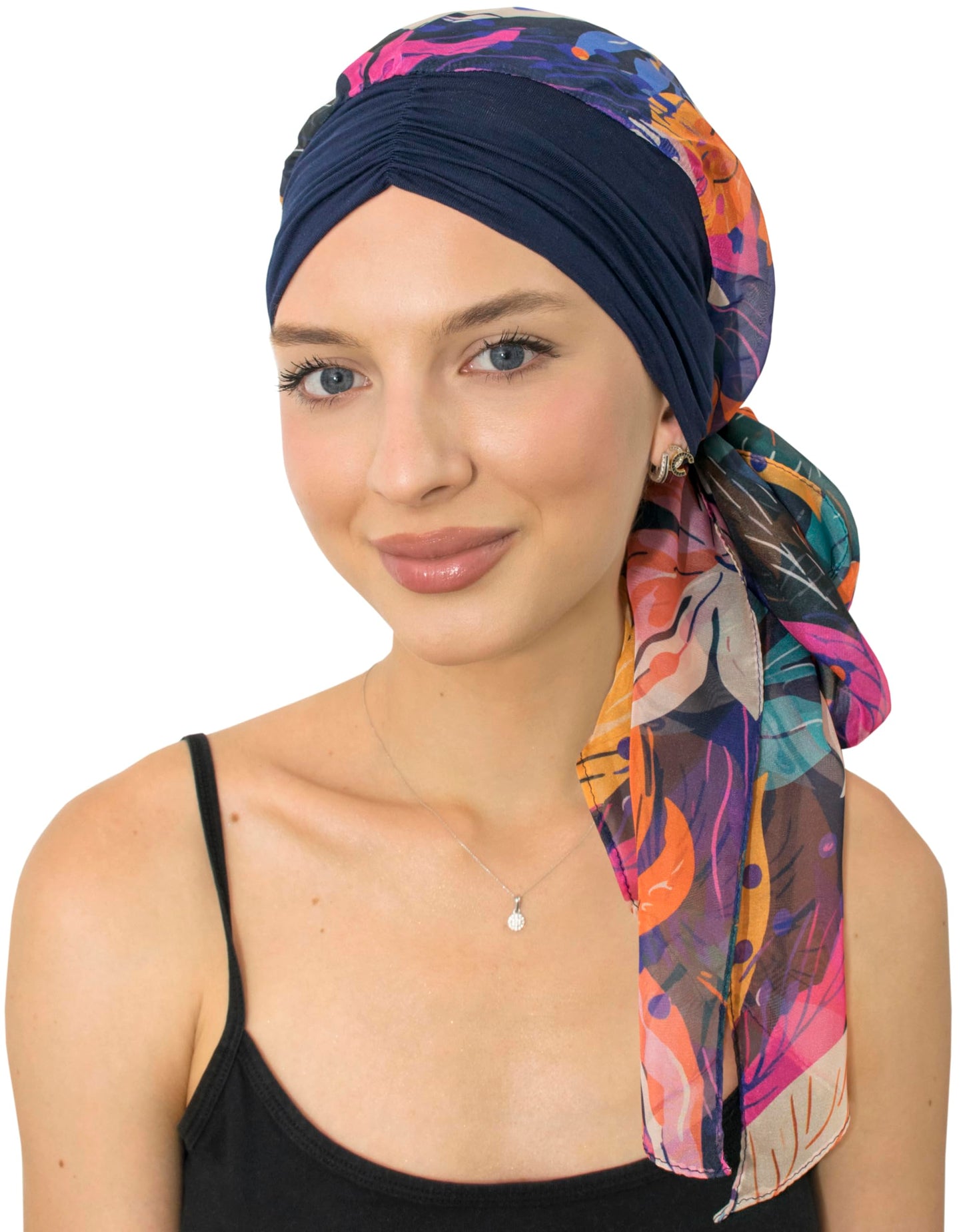 CAPLORD Head Scarf for Women Skull Cap Chemo Patients Headwear Cancer Hair Loss Scarf Headwrap Cover Hat Turban Covering Wrap