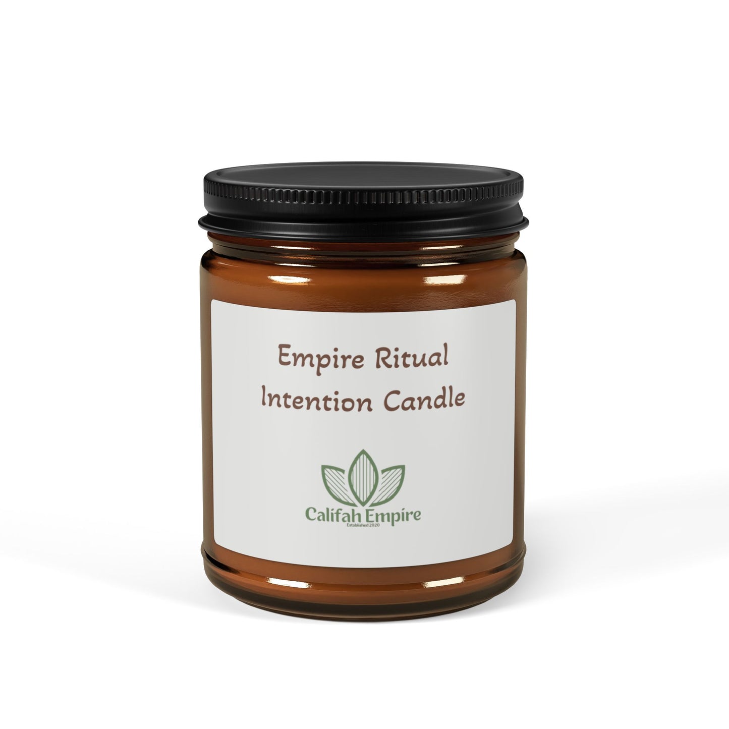 Intention Candle — Amber Soy Scented Jar (Empire Ritual)