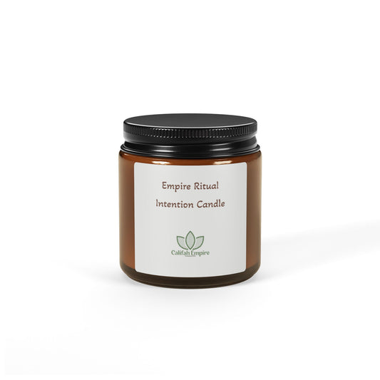Intention Candle — Amber Soy Scented Jar (Empire Ritual)