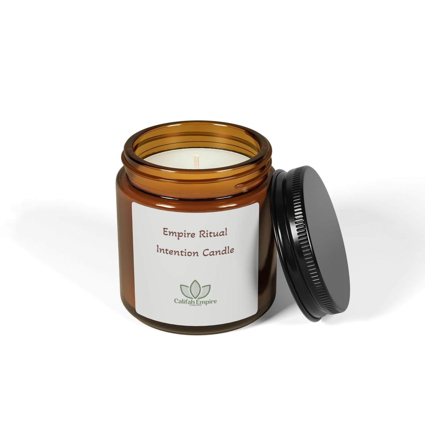 Intention Candle — Amber Soy Scented Jar (Empire Ritual)