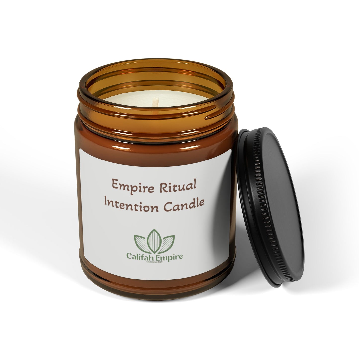Intention Candle — Amber Soy Scented Jar (Empire Ritual)