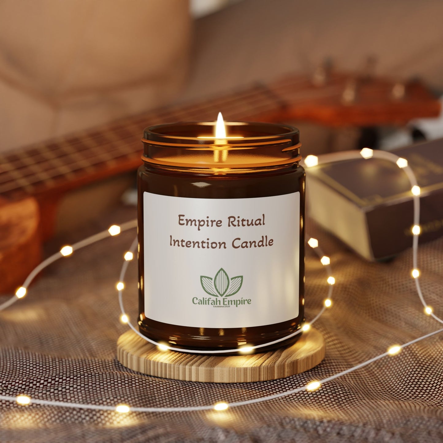 Intention Candle — Amber Soy Scented Jar (Empire Ritual)