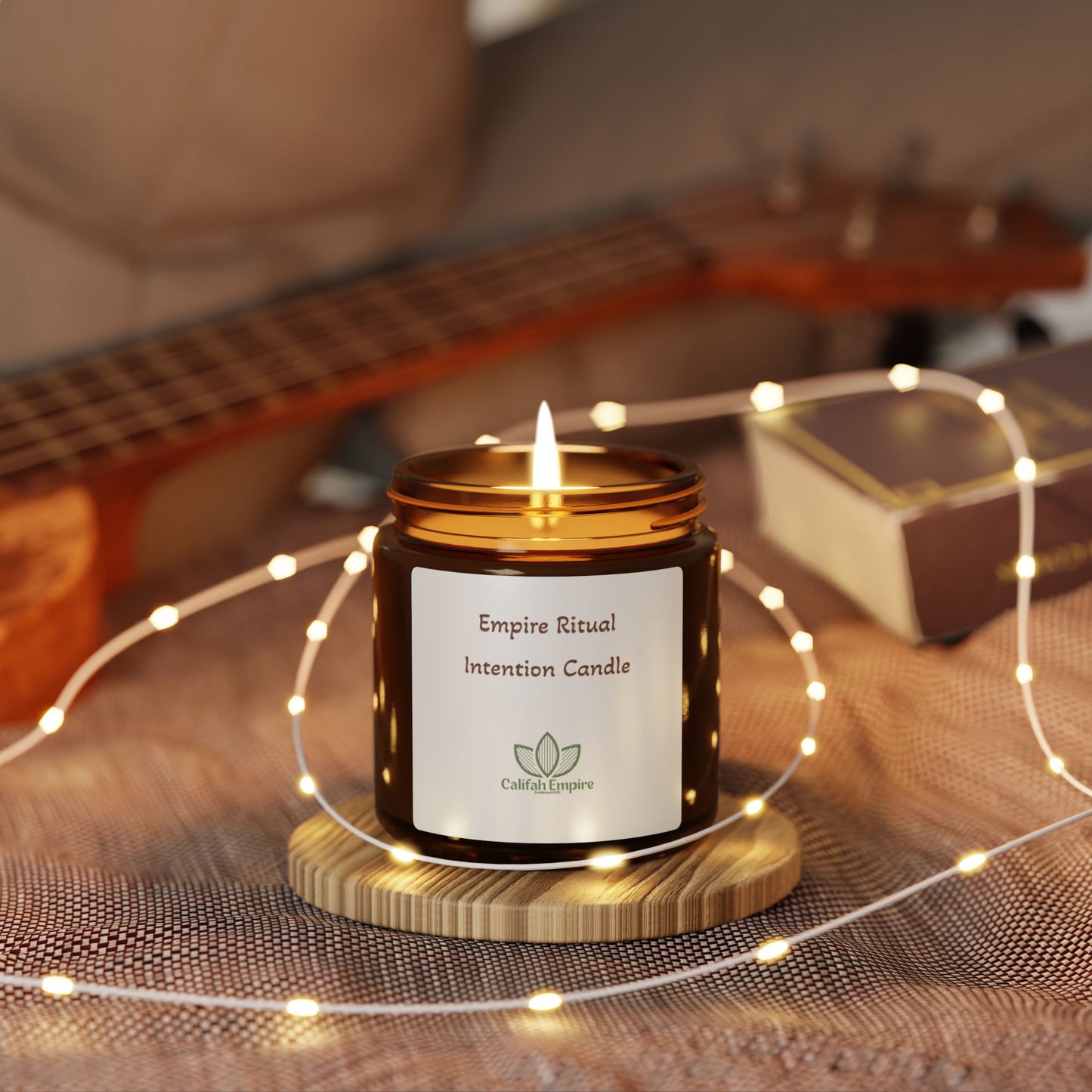 Intention Candle — Amber Soy Scented Jar (Empire Ritual)