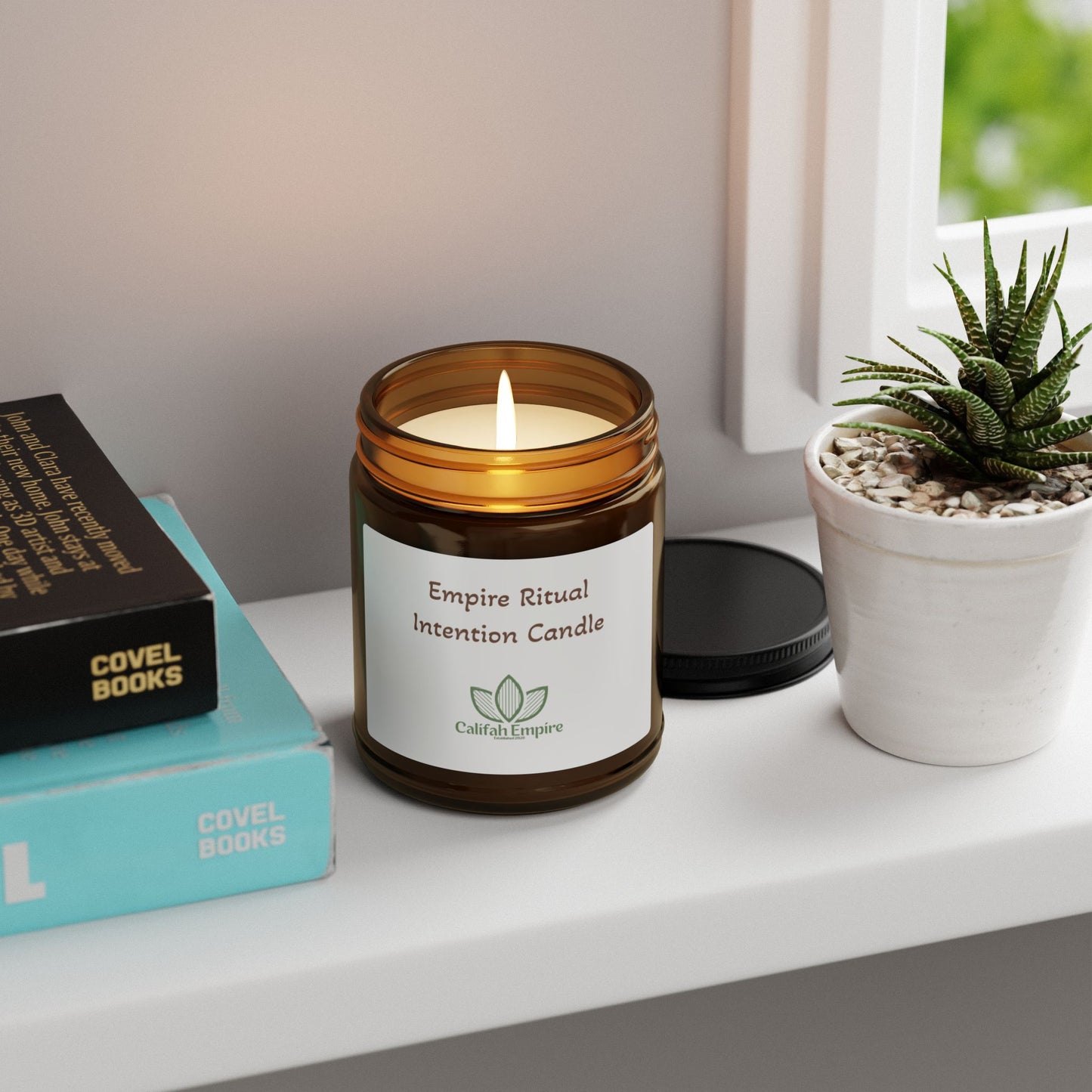 Intention Candle — Amber Soy Scented Jar (Empire Ritual)