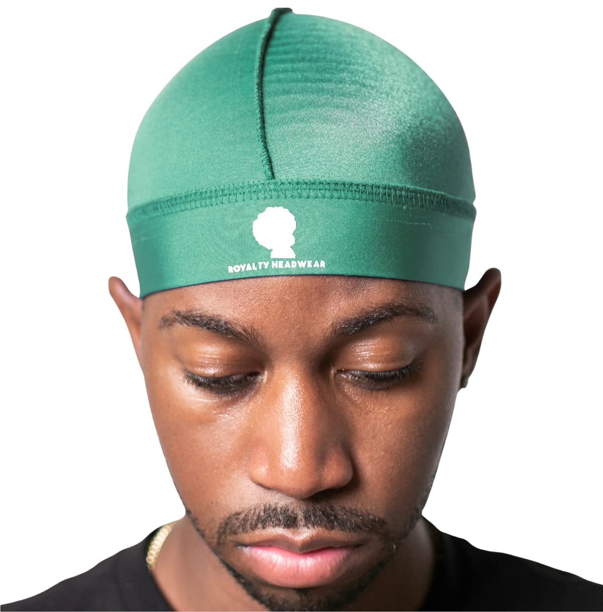 Royalty Headwear Silky Wave Cap for 360, 540 & 720 Waves, Soft Breathable Durag Skull Cap Beanie for Men