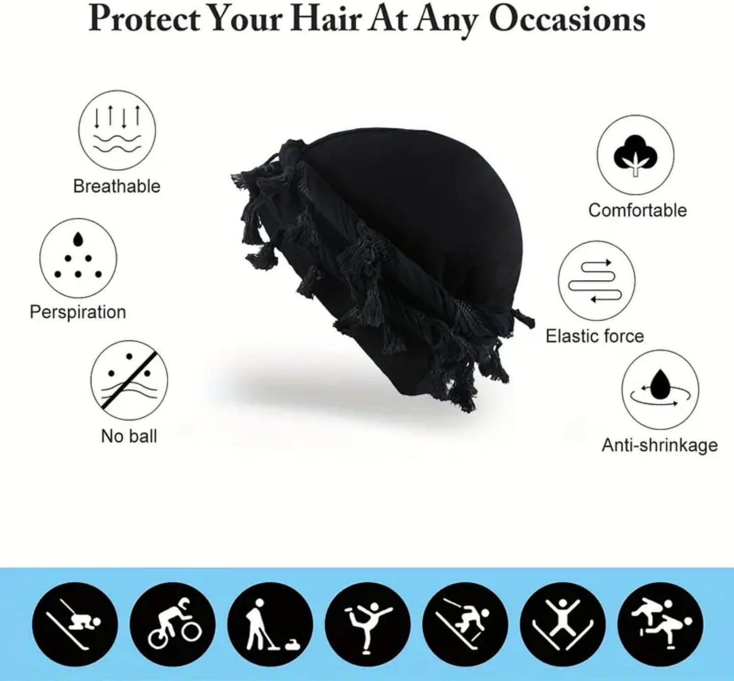 Gturytr Turban for Men Vintage Twist Head Wraps Durag Satin Lined Halo Turban for Women Modal and Satin Scarf Tie