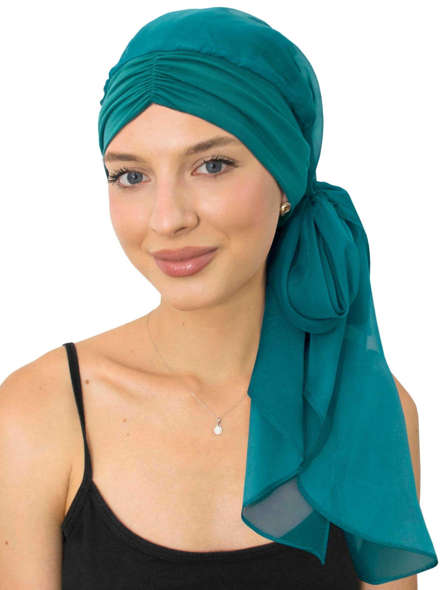 CAPLORD Head Scarf for Women Skull Cap Chemo Patients Headwear Cancer Hair Loss Scarf Headwrap Cover Hat Turban Covering Wrap