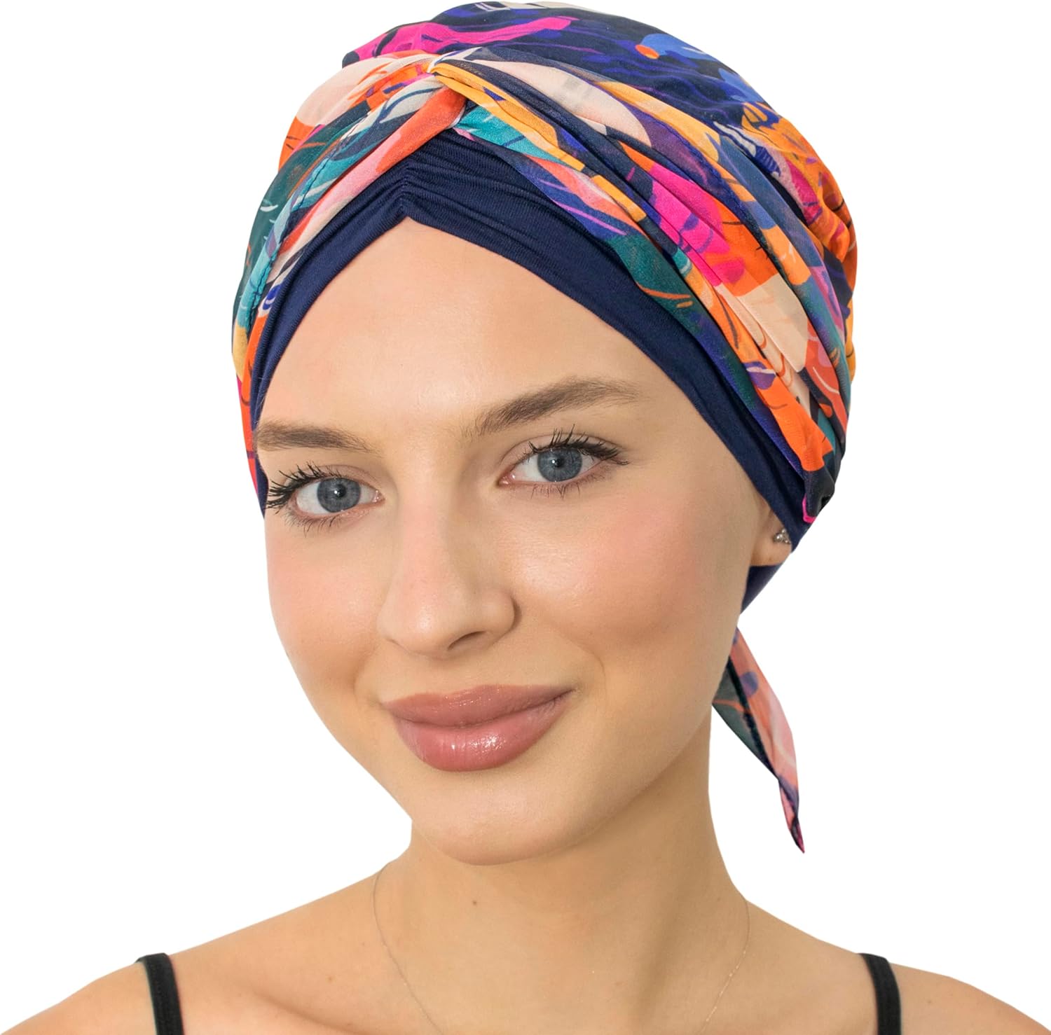 CAPLORD Head Scarf for Women Skull Cap Chemo Patients Headwear Cancer Hair Loss Scarf Headwrap Cover Hat Turban Covering Wrap