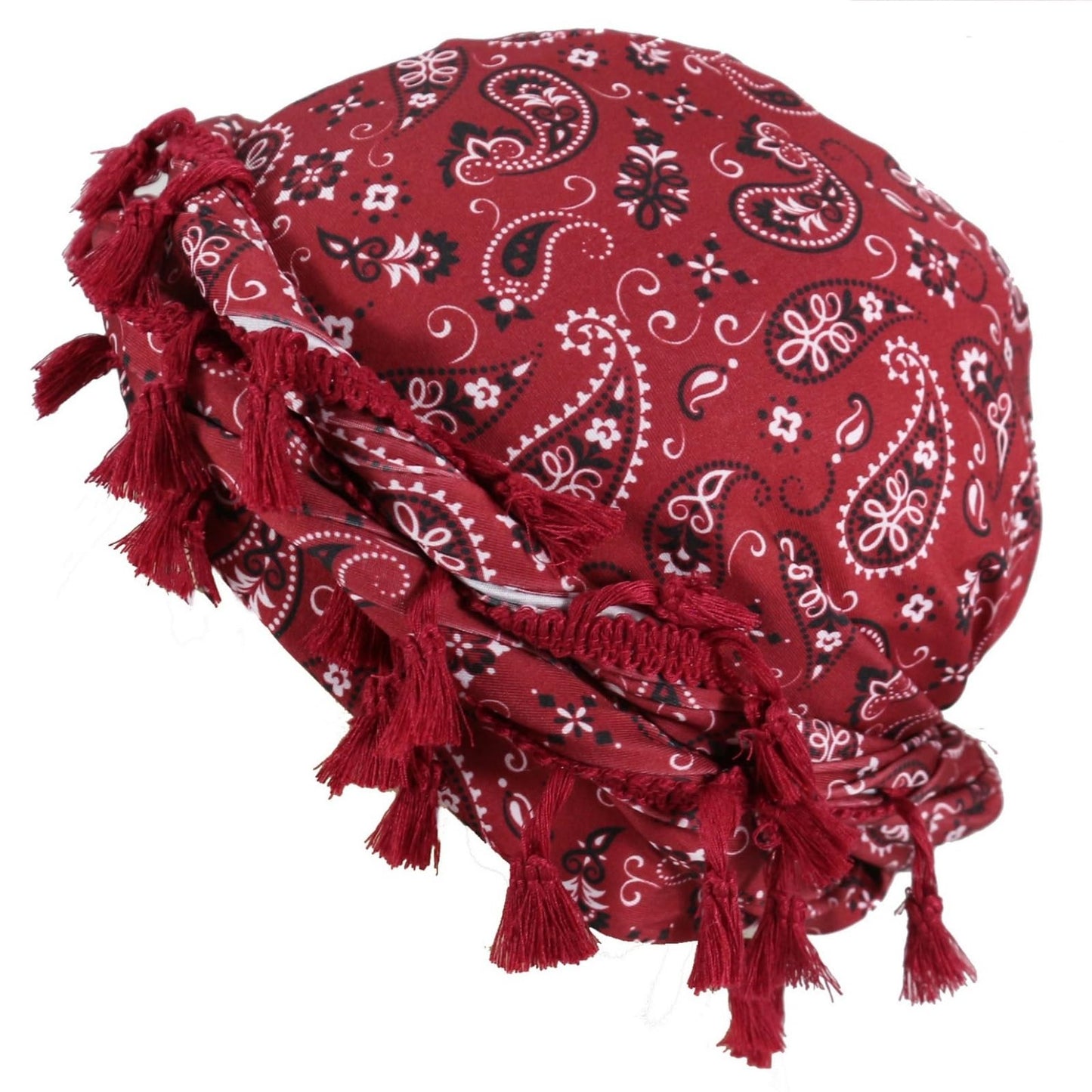 Gturytr Turban for Men Vintage Twist Head Wraps Durag Satin Lined Halo Turban for Women Modal and Satin Scarf Tie