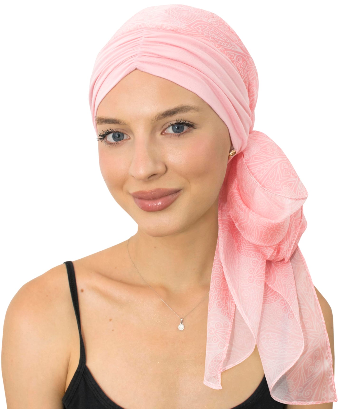 CAPLORD Head Scarf for Women Skull Cap Chemo Patients Headwear Cancer Hair Loss Scarf Headwrap Cover Hat Turban Covering Wrap