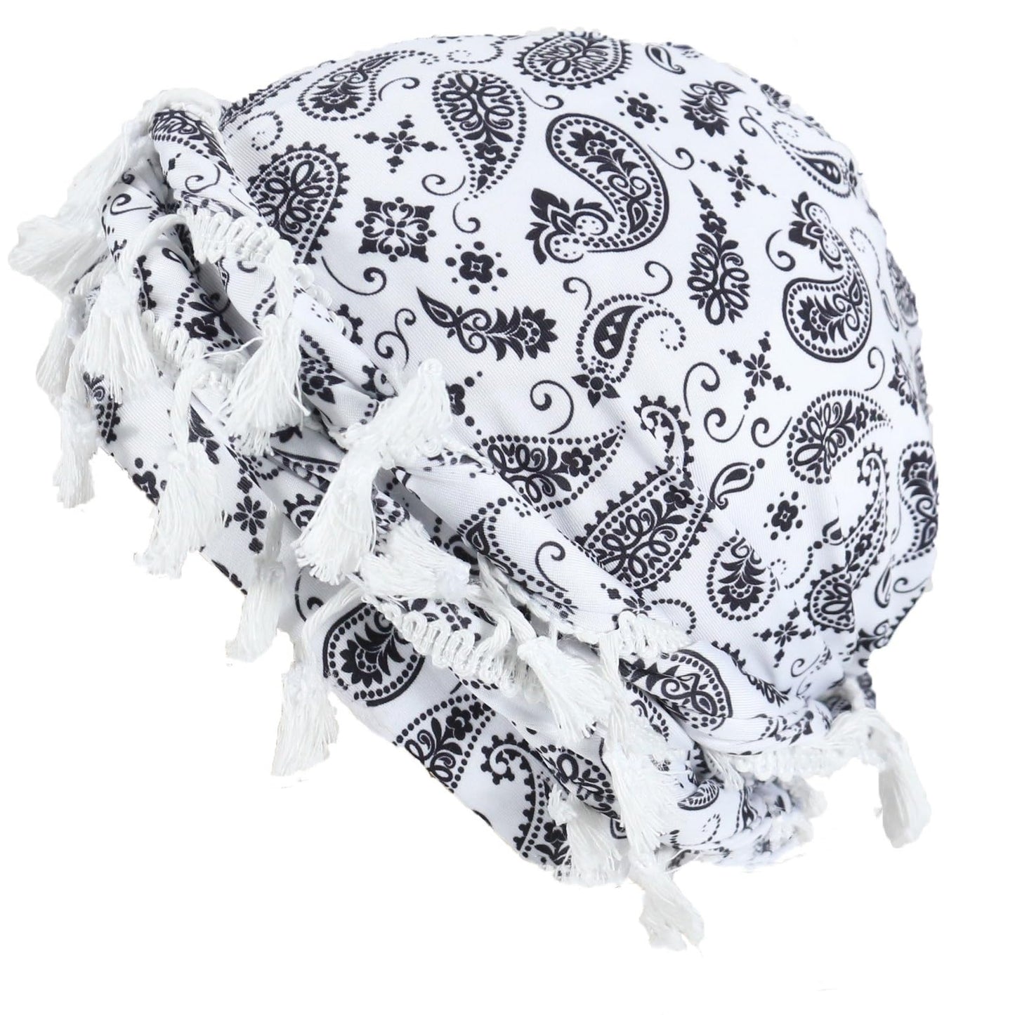 Gturytr Turban for Men Vintage Twist Head Wraps Durag Satin Lined Halo Turban for Women Modal and Satin Scarf Tie