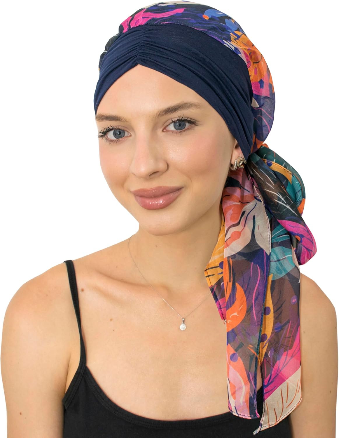 CAPLORD Head Scarf for Women Skull Cap Chemo Patients Headwear Cancer Hair Loss Scarf Headwrap Cover Hat Turban Covering Wrap