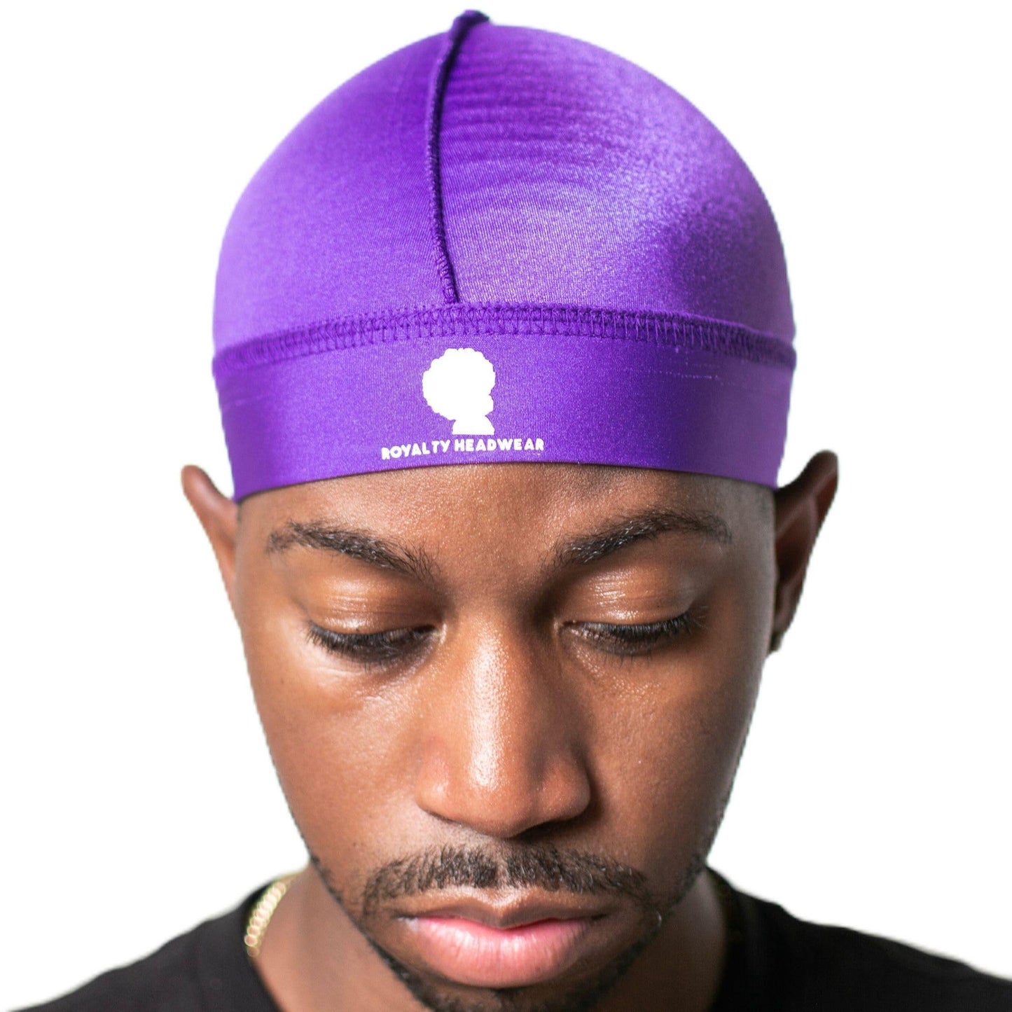 Royalty Headwear Silky Wave Cap for 360, 540 & 720 Waves, Soft Breathable Durag Skull Cap Beanie for Men