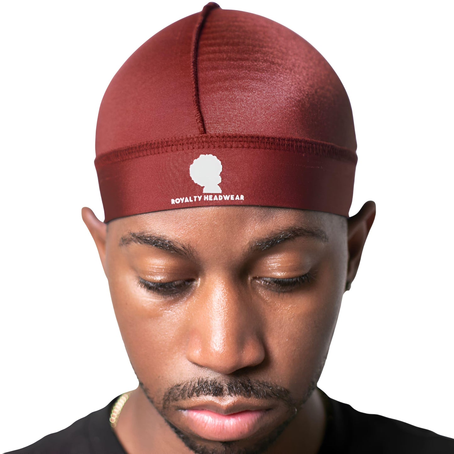 Royalty Headwear Silky Wave Cap for 360, 540 & 720 Waves, Soft Breathable Durag Skull Cap Beanie for Men