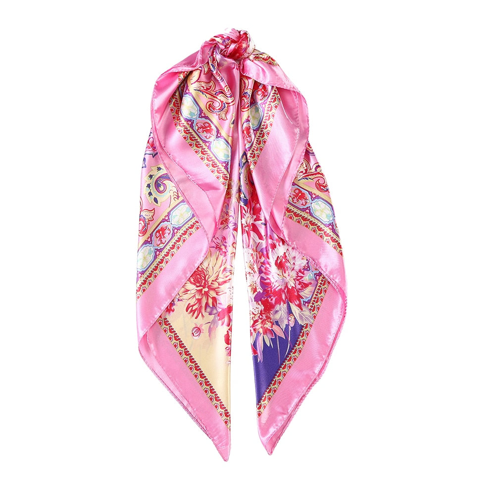 Printed Satin Scarves