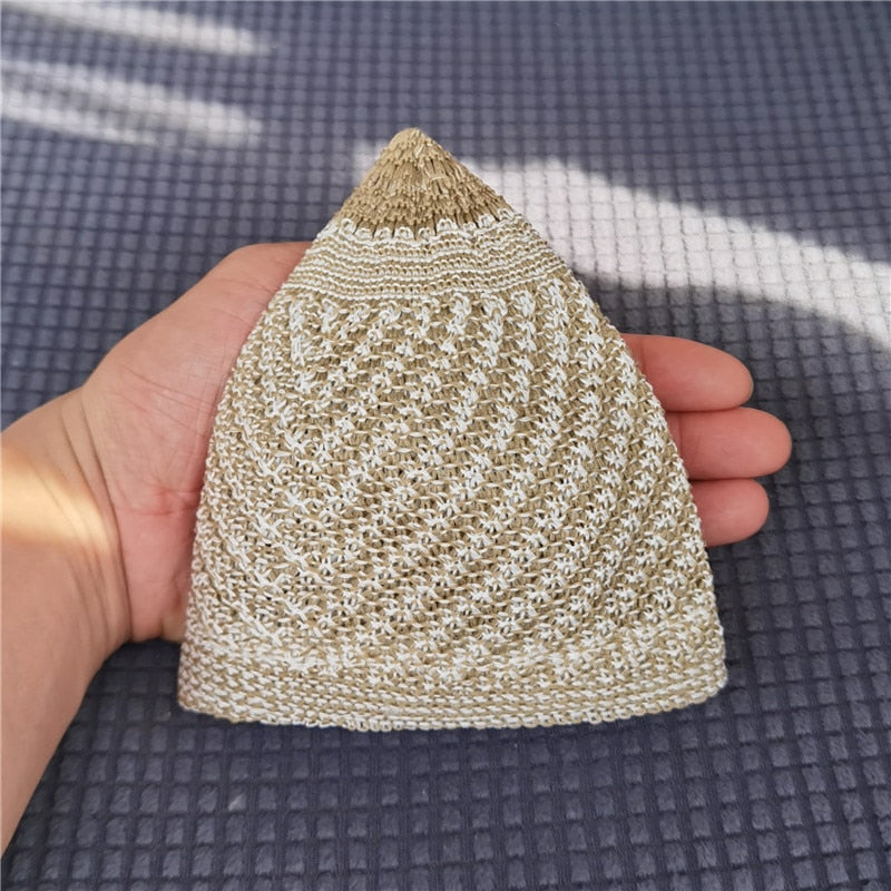 Knitted Solid Color Kufi