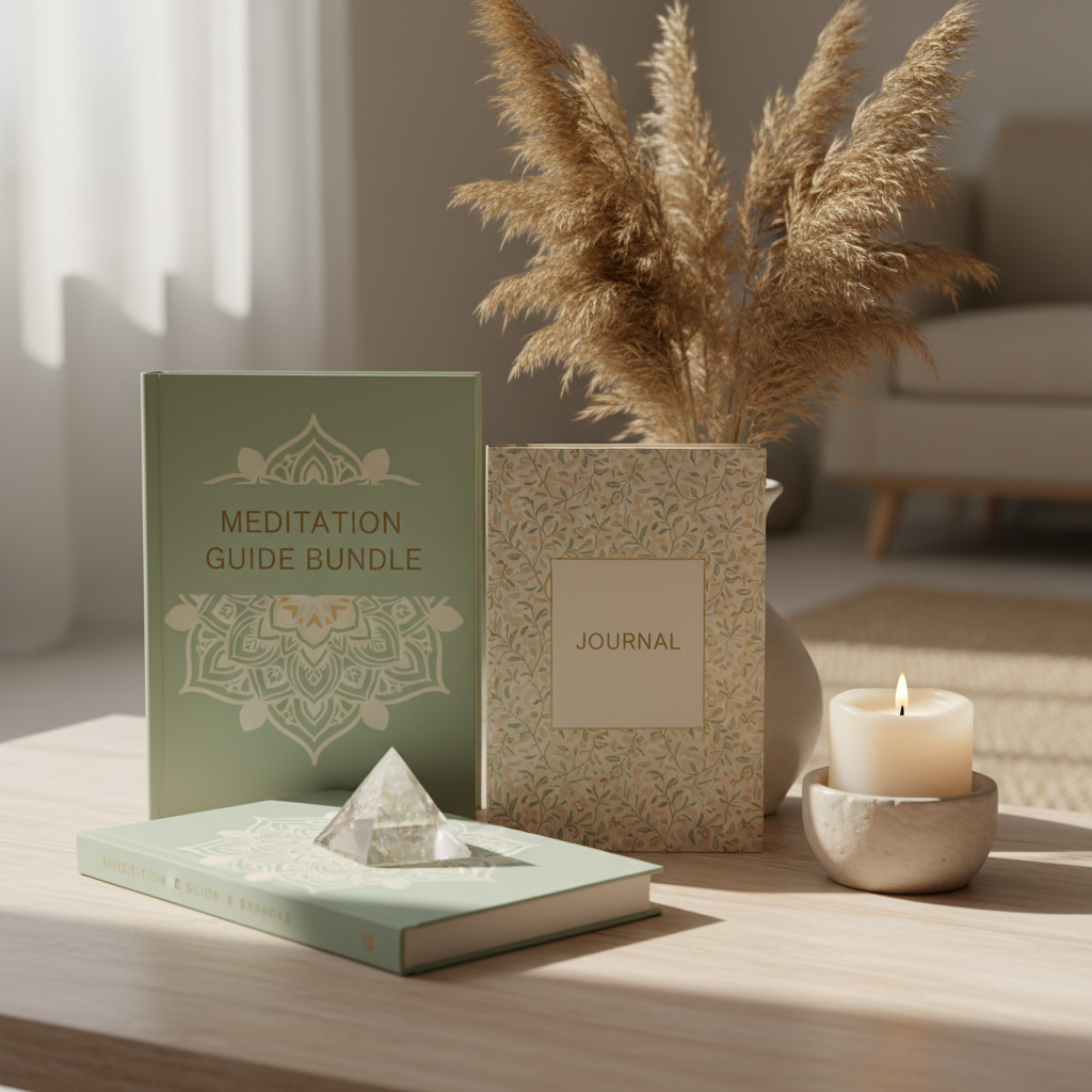 Change the title of the Meditation guide to Meditation Guide Bundle. and take one of the words Wellness off of the Wellness Journal